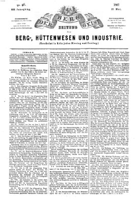 Der Berggeist Freitag 17. Mai 1867