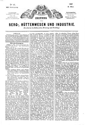 Der Berggeist Dienstag 21. Mai 1867