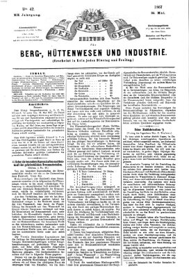 Der Berggeist Freitag 24. Mai 1867