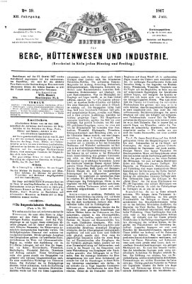 Der Berggeist Dienstag 23. Juli 1867