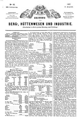 Der Berggeist Dienstag 6. August 1867