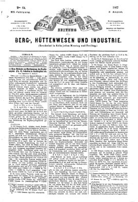 Der Berggeist Freitag 9. August 1867