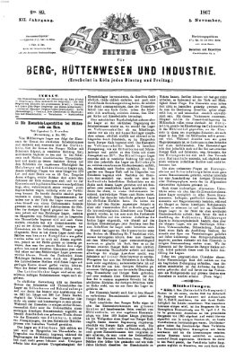 Der Berggeist Dienstag 5. November 1867