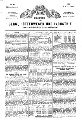 Der Berggeist Freitag 8. November 1867