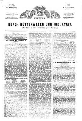 Der Berggeist Dienstag 19. November 1867