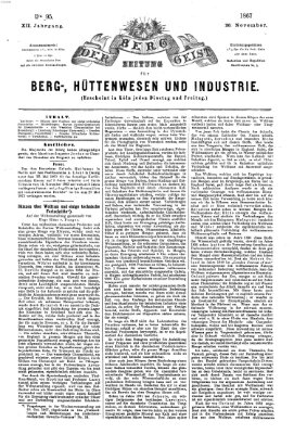 Der Berggeist Dienstag 26. November 1867