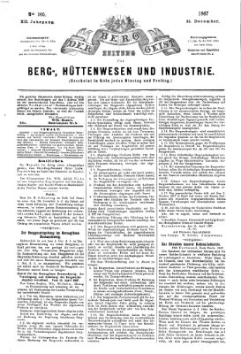 Der Berggeist Dienstag 31. Dezember 1867