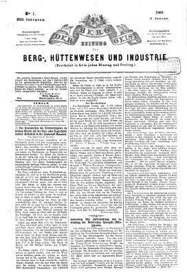 Der Berggeist Freitag 3. Januar 1868