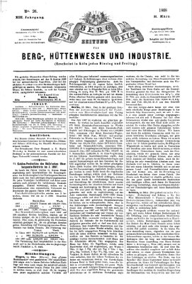 Der Berggeist Dienstag 31. März 1868