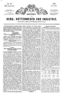 Der Berggeist Dienstag 23. Juni 1868