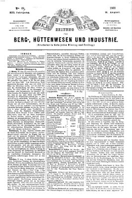 Der Berggeist Dienstag 25. August 1868