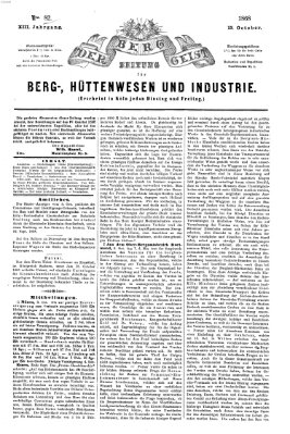 Der Berggeist Dienstag 13. Oktober 1868