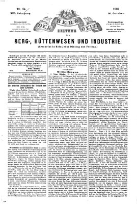 Der Berggeist Dienstag 20. Oktober 1868