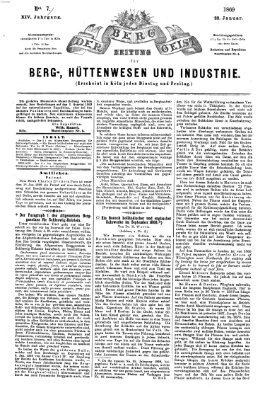 Der Berggeist Freitag 22. Januar 1869