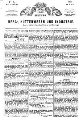 Der Berggeist Freitag 26. März 1869