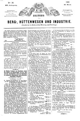 Der Berggeist Dienstag 30. März 1869