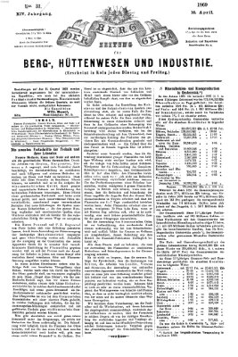 Der Berggeist Freitag 16. April 1869