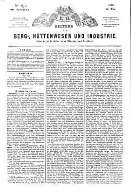 Der Berggeist Dienstag 25. Mai 1869