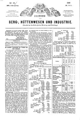 Der Berggeist Dienstag 20. Juli 1869