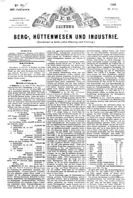 Der Berggeist Dienstag 27. Juli 1869