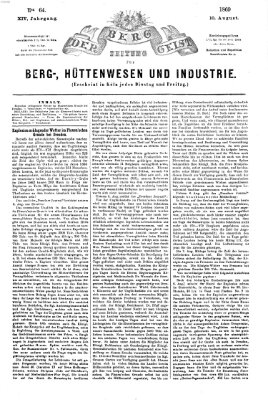 Der Berggeist Dienstag 10. August 1869