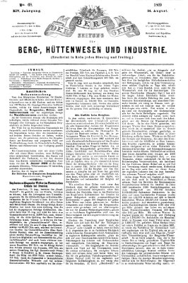 Der Berggeist Dienstag 24. August 1869