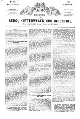 Der Berggeist Freitag 3. September 1869