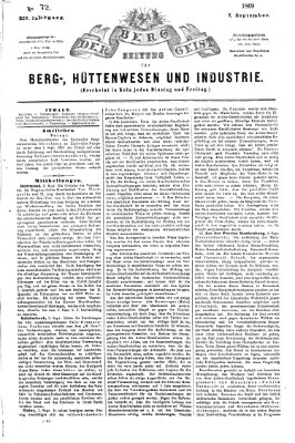 Der Berggeist Dienstag 7. September 1869