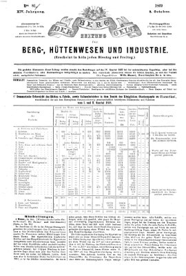 Der Berggeist Freitag 8. Oktober 1869