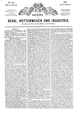 Der Berggeist Freitag 10. Dezember 1869