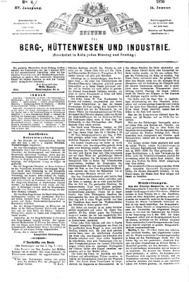 Der Berggeist Freitag 14. Januar 1870