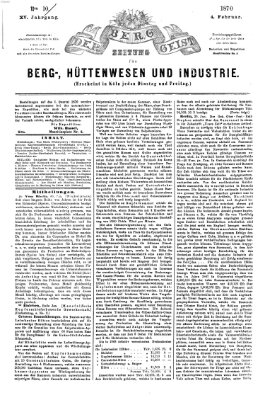 Der Berggeist Freitag 4. Februar 1870