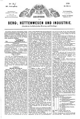 Der Berggeist Dienstag 29. März 1870