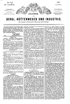 Der Berggeist Dienstag 5. April 1870