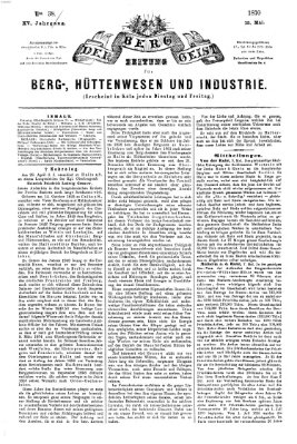 Der Berggeist Freitag 13. Mai 1870