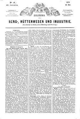 Der Berggeist Freitag 20. Mai 1870