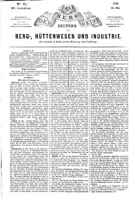 Der Berggeist Dienstag 24. Mai 1870