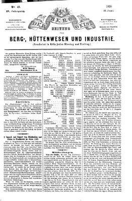 Der Berggeist Freitag 17. Juni 1870