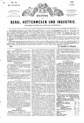 Der Berggeist Dienstag 5. Juli 1870