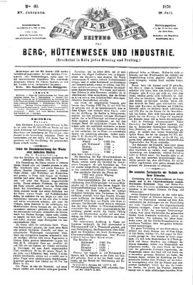 Der Berggeist Freitag 29. Juli 1870