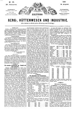 Der Berggeist Dienstag 16. August 1870