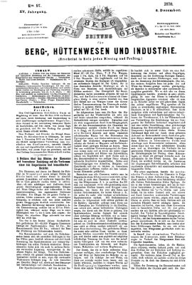 Der Berggeist Dienstag 6. Dezember 1870