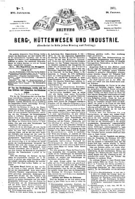 Der Berggeist Dienstag 24. Januar 1871