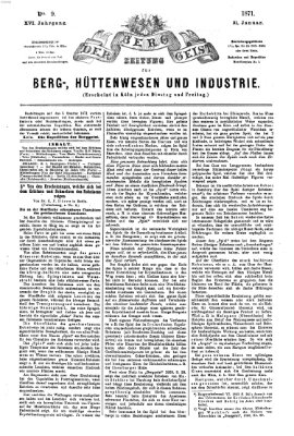 Der Berggeist Dienstag 31. Januar 1871