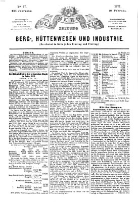 Der Berggeist Dienstag 28. Februar 1871