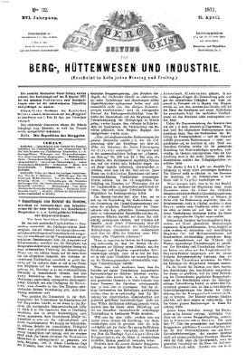 Der Berggeist Freitag 21. April 1871