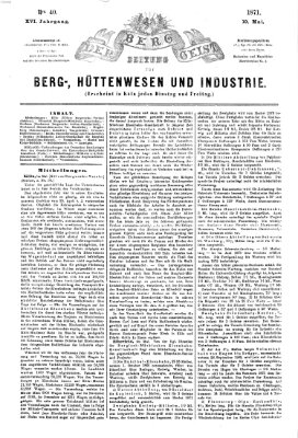 Der Berggeist Freitag 19. Mai 1871