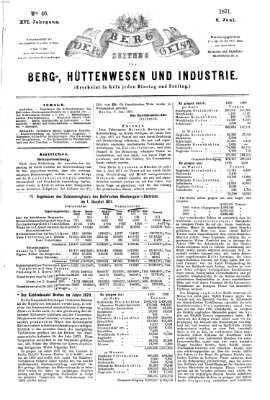 Der Berggeist Freitag 9. Juni 1871