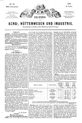 Der Berggeist Dienstag 13. Juni 1871