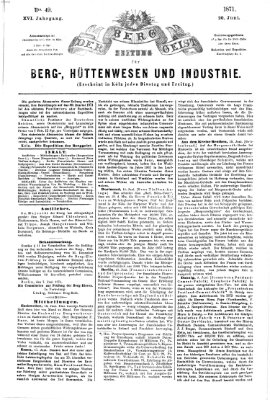 Der Berggeist Dienstag 20. Juni 1871